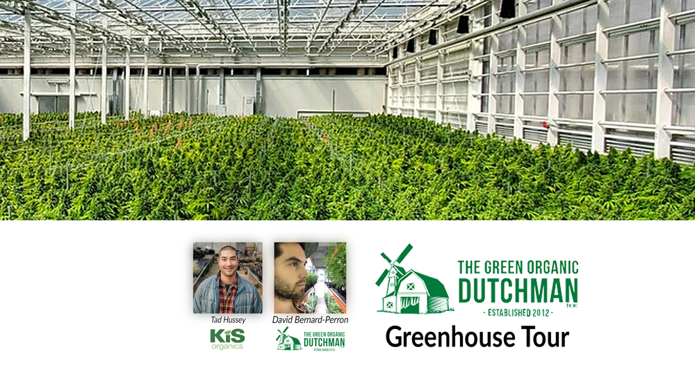 The Green Organic Dutchman (TGOD) Greenhouse Tour Video Replay