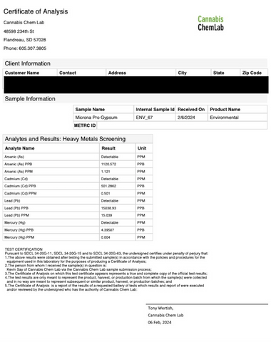 gypsum fertilizer nutrient content Gypsum