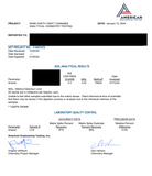 American Engineering Testing arsenic lab report for KiS worm castings.