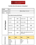 Heavy metals lab report for borax