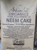 Bag of neem cake, pure full-strength neem seed kernel product