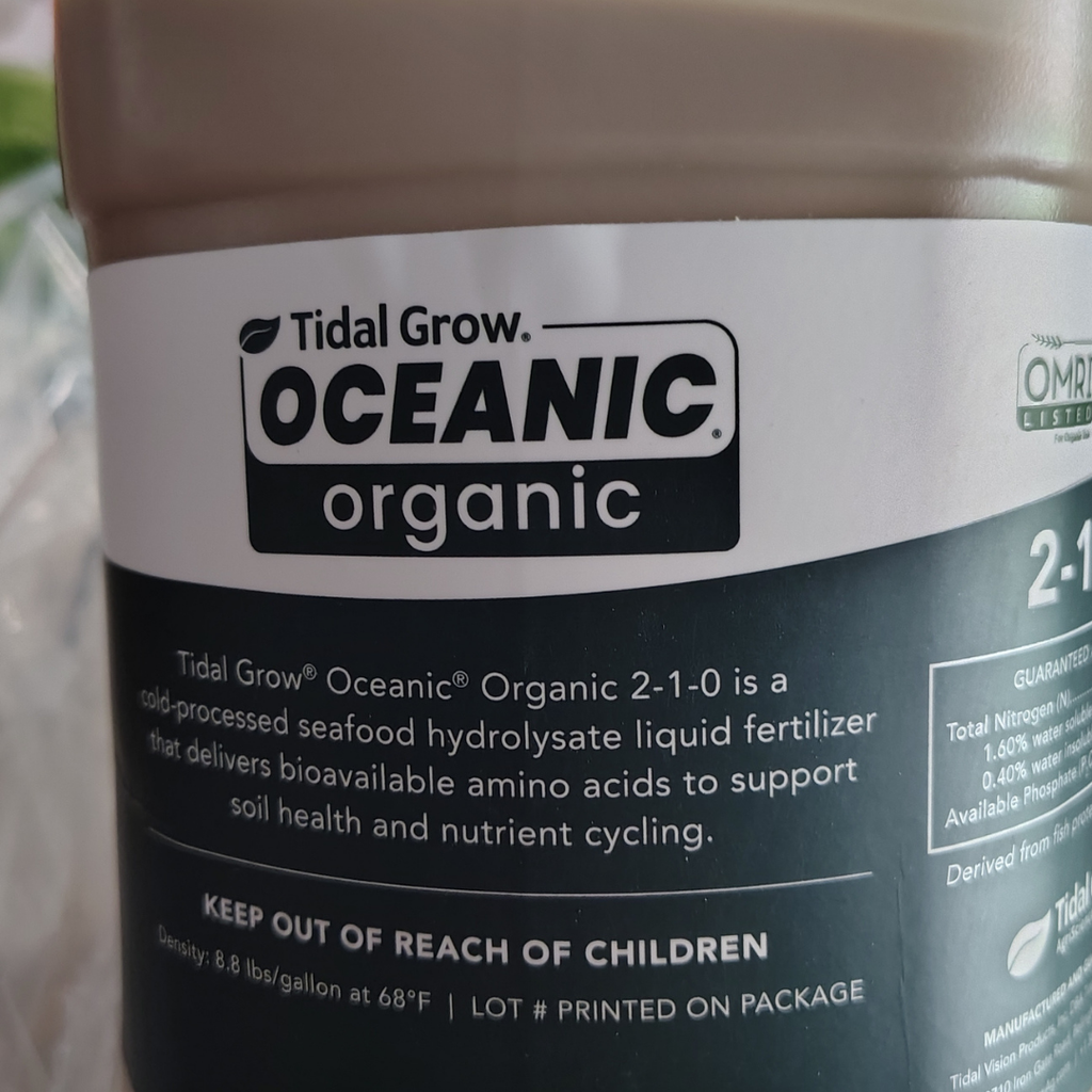 Pacific Gro (Tidal Grow®) Oceanic Hydrolysate 2-1-0.3 with Crab