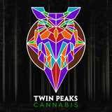 Twin Peaks Cannabis geometric owl logo.