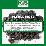 Red Wiggler Worm Castings