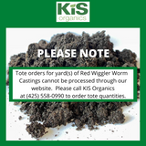 Red Wiggler Worm Castings