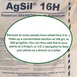 Agsil 16 H (Potassium Silicate) - FREE SHIPPING