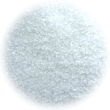 Pile of white Epsom salt (magnesium sulfate) crystals