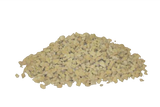 Pile of tan ferrous sulfate iron granules