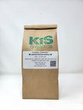 Kraft paper bag of KiS Fungal Compost, limited edition half gallon bundle.