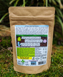 Back of the 2 oz resealable pouch of Plant Probiotics.