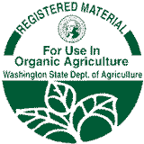 WSDA Certified Organic logo.